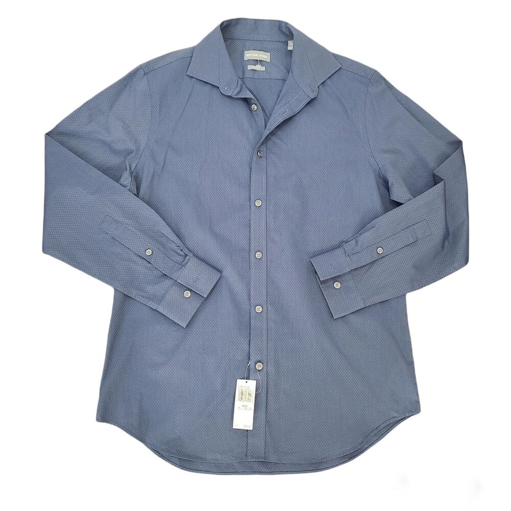 Michael Kors Men Diamond Print  shirt, size 32-33